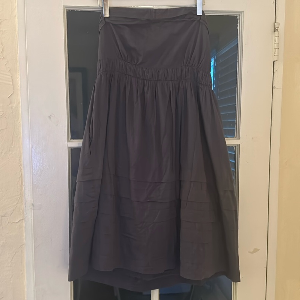 Anthropologie Navy Blue Tube Dress